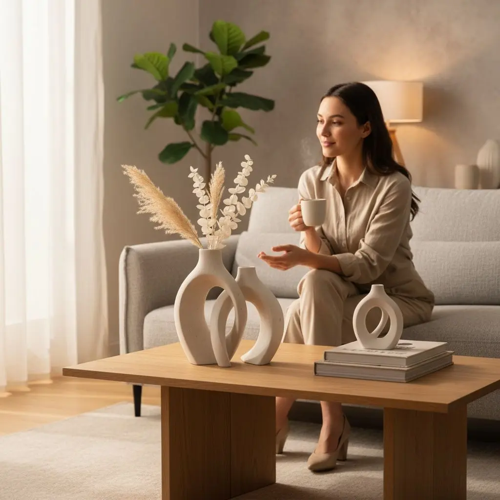 2 Piece Vase Decor