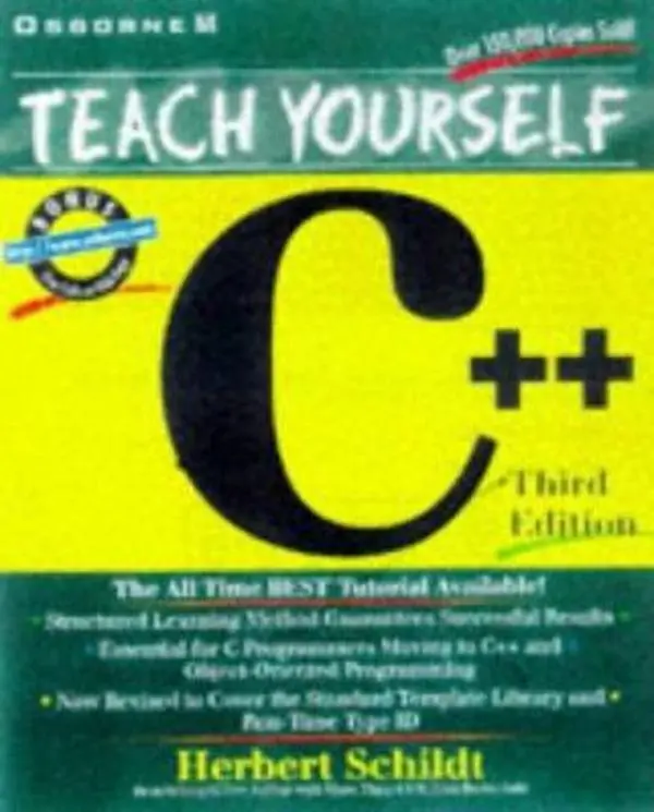 USED-Teach Yourself C++ by Herbert Schildt (Paperback)
