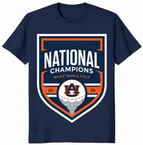 Auburn Tigers 2026 NCAA Golf National Champs Shirt