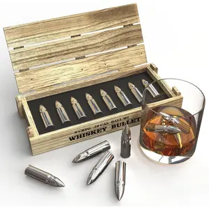 8 count Gifts for Men Dad -   Stones - Him or Husband White Elephant Stocking Stuffers for Adults Man -  Metal Steel Ice Cubes Set, Cool  Anniversary Funny