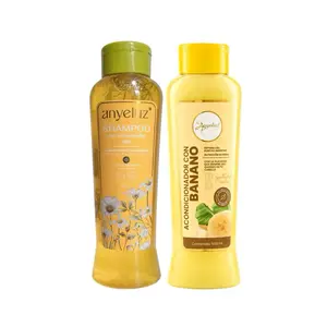 Anyeluz KIT DÚO CABELLOS CLAROS Shampoo & Acondicionador con Banano 500Ml - Clarifying Hair Care Set