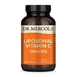 Dr. Mercola Liposomal Vitamin C, 1,000 mg per Serving, Dietary Supplement, Supports Immune Health, Non GMO, NSF Certified