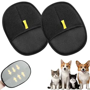 2pcs Upgraded Pet Hair Removal Gloves, Dual-Directional Brushing Tool for Cats and Dogs | Efficient Fur Removal, Essential Grooming Accessory | Durable Pet Care Gloves, Perfect Gift for Christmas, Halloween & Thanksgiving, Pet Hair Removal Gloves