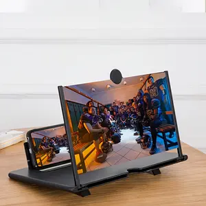 Phone Screen Magnifier Stand |   Instantly Turns Your Phone into a Tablet for Easier Movie Watching, Hands-Free & Eye-Friendly Design with Foldable Portability, Made of PVC