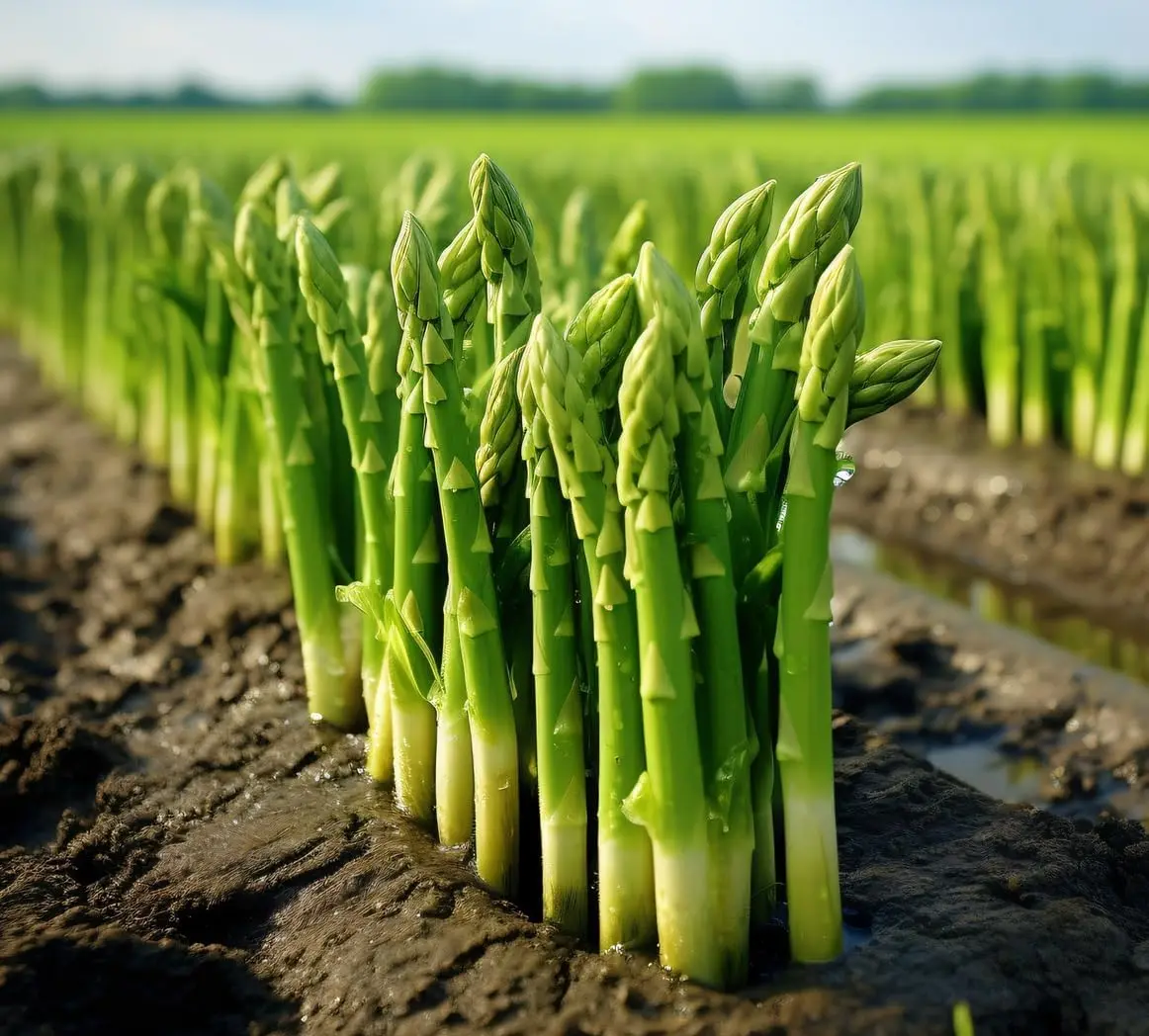 10 Mary Washington Live Asparagus Bare Root Plants - 2yr Crowns