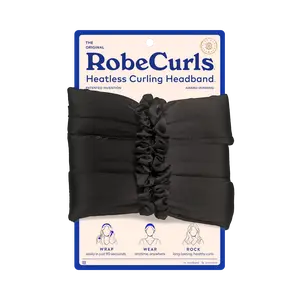 The Original Heatless Curling Headband - Black