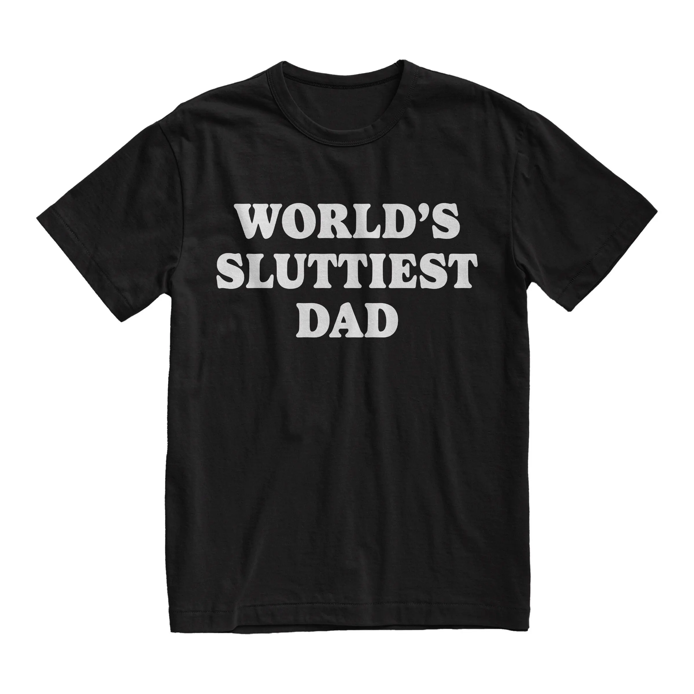 #TikTokShopRestock  Plus Size Worlds Sluttiest Dad Tshirt, Funny Meme Shirt, Joke Shirt, Boyfriend Gift, Dad Gift, Husband Shirt, Anniversary Gift
