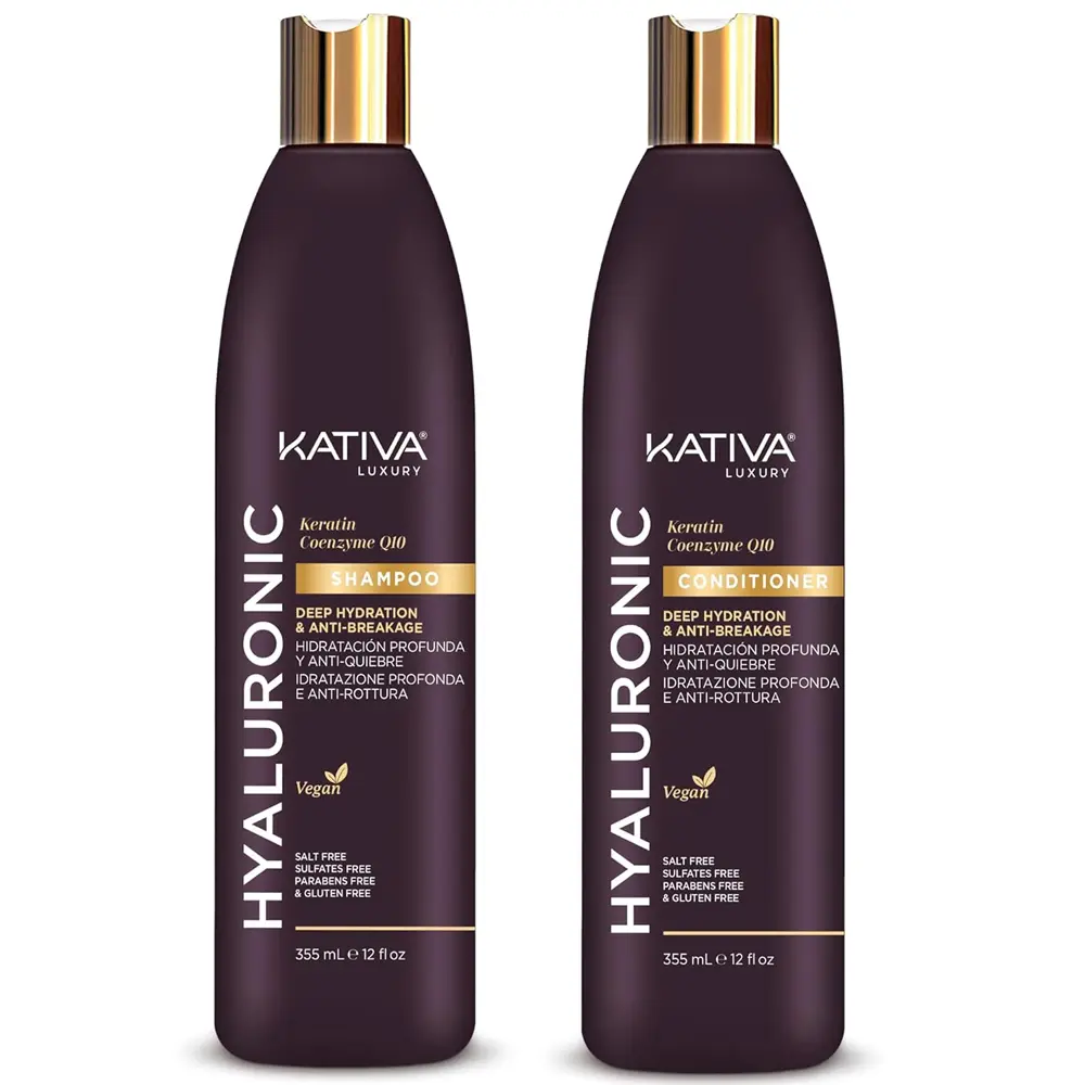 Kativa Hyaluronic Conditioner 12Oz & Kativa Hyaluronic Shampoo 12Oz