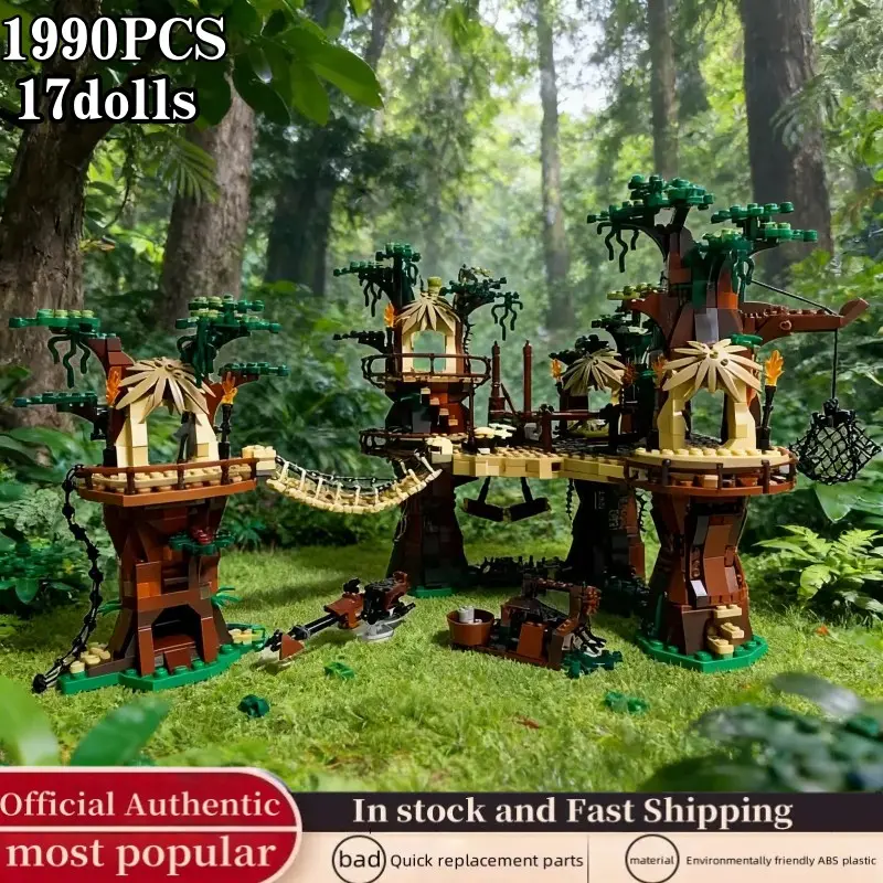 1990 pieces in stock new MOC village street scene model home decoration desktop ornament suitable for children creative assembly STEAM toys Stem Building Blocks, Buildable blocks kit, DIY building block set Construction Stacking Blocks gift