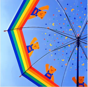 WIGGLE WIGGLE BUBBLE UMBRELLA (MIX)