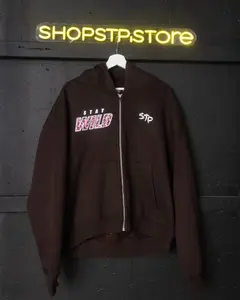 Goosebumps Hoodie Zip-Up Boxy Fleece