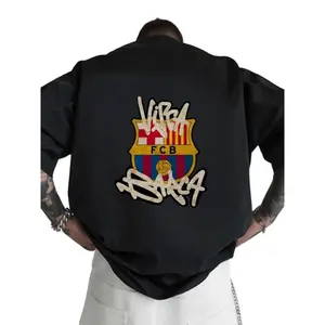 ⚽ Men's Barcelona Football Jersey T-Shirt – Official FCB Design, Breathable Sports Tee, Athletic Tops for Training, Games & Fan Events, Unisex Soccer Jersey, Sizes S-XXL, Viral TikTok Sportswear Tee