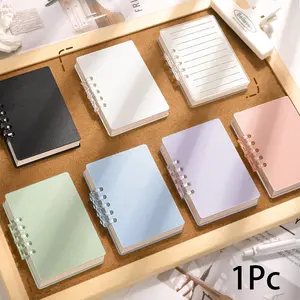 Small Notebook A7 Notepad,80sheets Portable Pocket Small Notebook,Loose Leaf Notepad,Minimalist Candy Colored Notebook Thickening Notebook, Memo Diary Planner Taking Notes Agenda Organizer Pocket Notepad Journal For School,back-to-school supplies