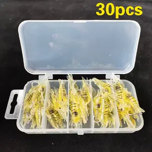 4cm Simulated Grass Shrimp Soft Bait – Cost-Effective & Convenient Fishing Gear Tackle Box Waterproof