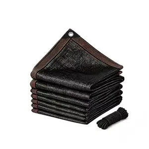 90% Blackout Cloth - 10 x 13ft UV-Resistant Shade Net with Reinforced Rivets, Suitable for Outdoor Adventures / Camping / Garden / Patio / Greenhouse.Mesh Shade Cloth，Easter gifts