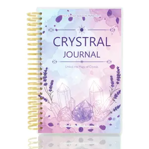 A5 Spiral-Bound Planner Notebook - Crystal Directory Journal & Workbook with Organized Pages, Property Cataloging Guide, Cleansing & Personal Significance Support - Ideal for Beginners (Office Stationery, Spiral Bound Planner)