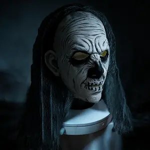 Realistic Unisex Comfortable Terror Elderly Latex Mask, Halloween Party Prop & Accessory - Festive Home Supply for Jokes, Gifting, Accessories,summervibes Old Man Mask Mask Design