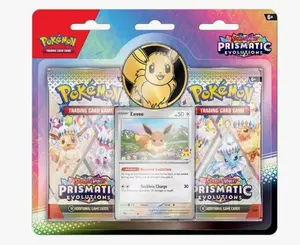 [RIP LIVE] Pokemon TCG: Prismatic Evolutions 2-Pack Blister [Eevee]