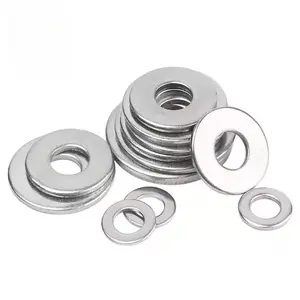 180Pcs 304 Stainless Steel Flat Washers Assortment Kit, M2 M2.5 M3 M4 M5 M6 M8 M10 Metric Gasket Set for Bolts & Screws, Rust Resistant, with Storage Case