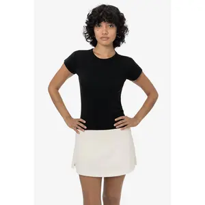 43021GD - Garment Dye Cap Sleeve Baby Rib T-Shirt