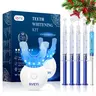 Smart Teeth Care Kit, 1 Box LED Teeth Light with 5 Teeth Whitening Gel Syringes & 1 Mouth Tray, Gentle Teeth Cleaning Tool for Daily Oral Care