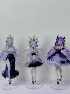 Acrylic Keychain & Standee Anime 2D Style CNC Precision Cutting DIY Ornament Cardboard Decor for Collectors