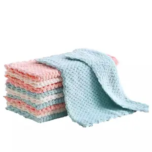 Super Absorbent Microfiber 20 Pcs Cleaning Cloth 25x25CM Dishcloths and Cleaning Home 10/20 Pieces Super Absorbent Microfiber