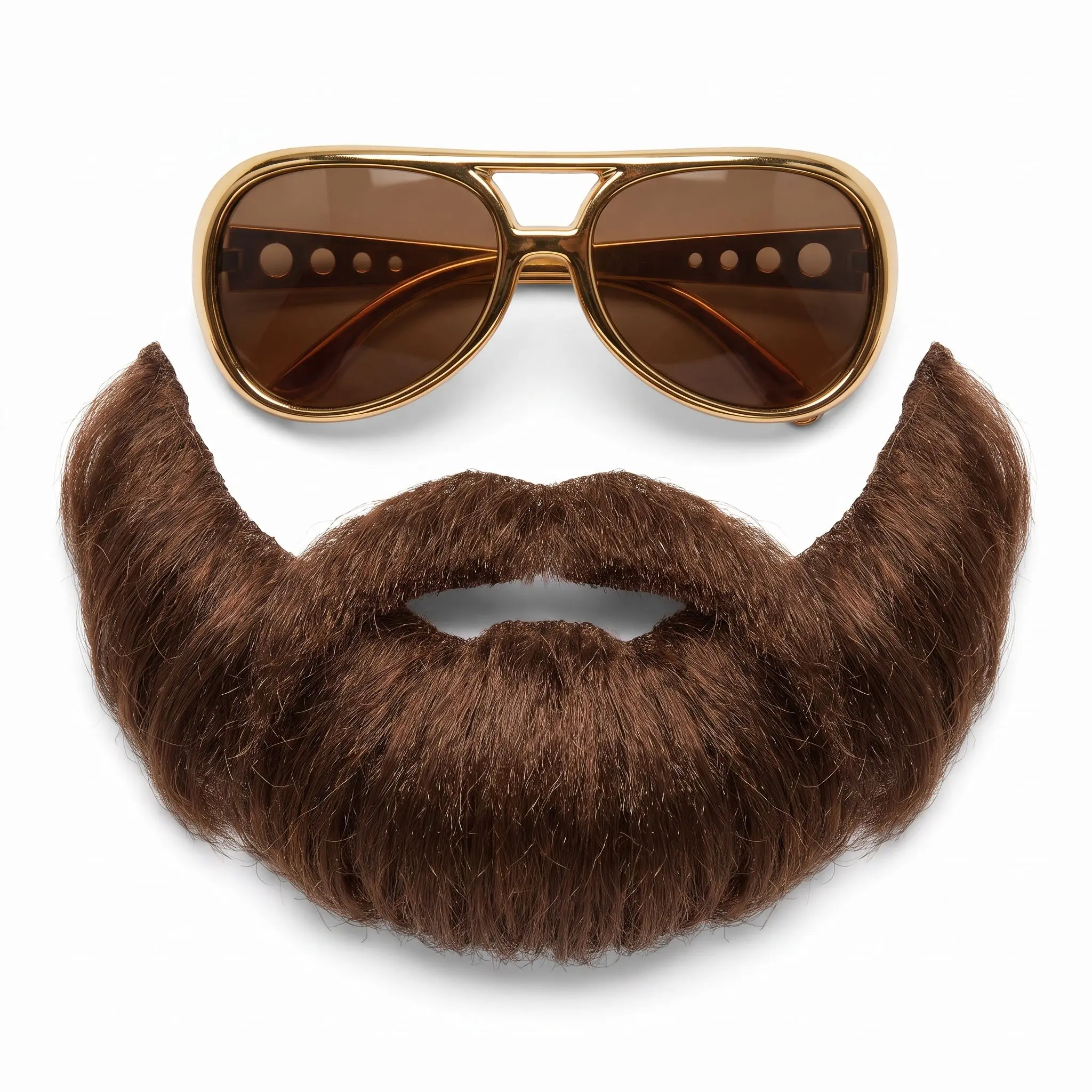 Hungover Beard & Moustache Costume Accessory