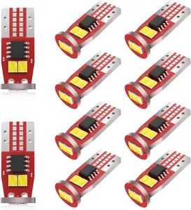 Torchbeam T2 194 LED Bulbs Pack of 10, 6000K White, Bright and Even Light for Interior, Door, Trunk, Map, Dome, and More