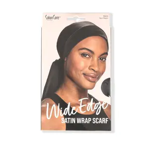 Salon Care Wide Edge Satin Wrap Scarf