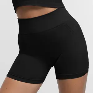 FeelinGirl Women's Biker Shorts High Waist Tummy Control Hidden Scrunch Seamless Compression Workout Gym Yoga