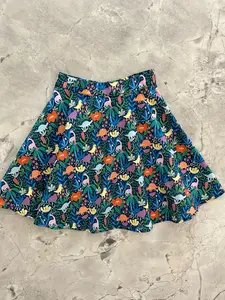 Prehistoric Skater Skirt - 1X only