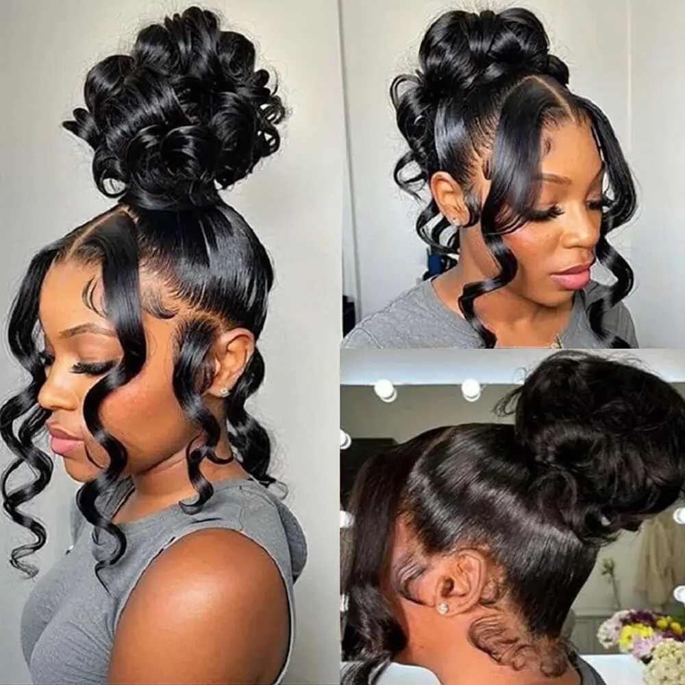 Mamushow 360 Lace Wigs Invisible Strap Drawstring Body Wave 250% Density Human Hair HD Transparent Lace Front Wavy wig Natural Color #SummerWins #DealsForYouDays
