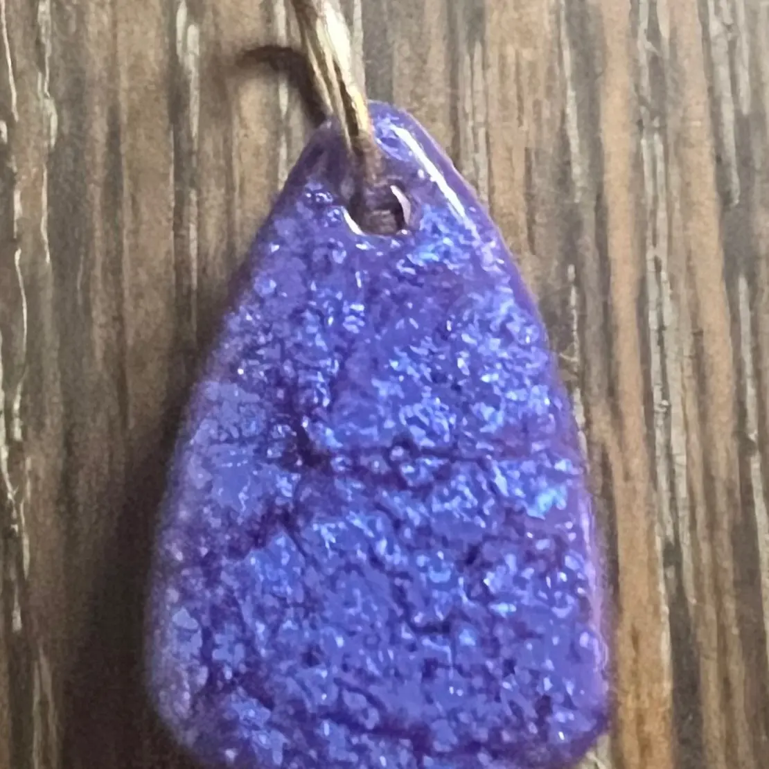 Hand made resin pendant
