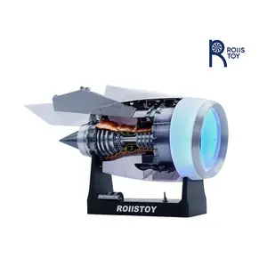 High Precision Full version Turbofan Engine Model Turbojet Engine holiday gift Brushless Gear Motor Toyset