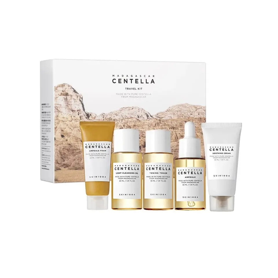 SKIN1004 Madagascar Centella Travel Kit – Soothing Korean Skincare Mini Set 1 Set