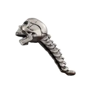 Skull Bottle Opener - Novel Premium Creative & Unique Beer Opener with Detailed Skeleton Design for Bar and Home Use - Perfect for Beer Lovers