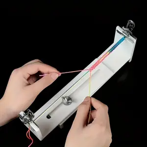 Creative weaving rope tool, handmade weaving fixture bracelet and necklace maker, a rack with two clasps, DIY handmade jewelry making fixing tool, professional and practical tool