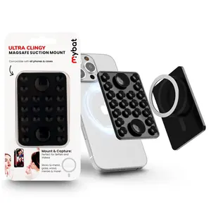 MyBat Ultra Clingy MagSafe Suction Phone Mount - Durable with 22 Suction Cups for Non-MagSafe Devices, Universal Compatibility & Secure Cling - Grip