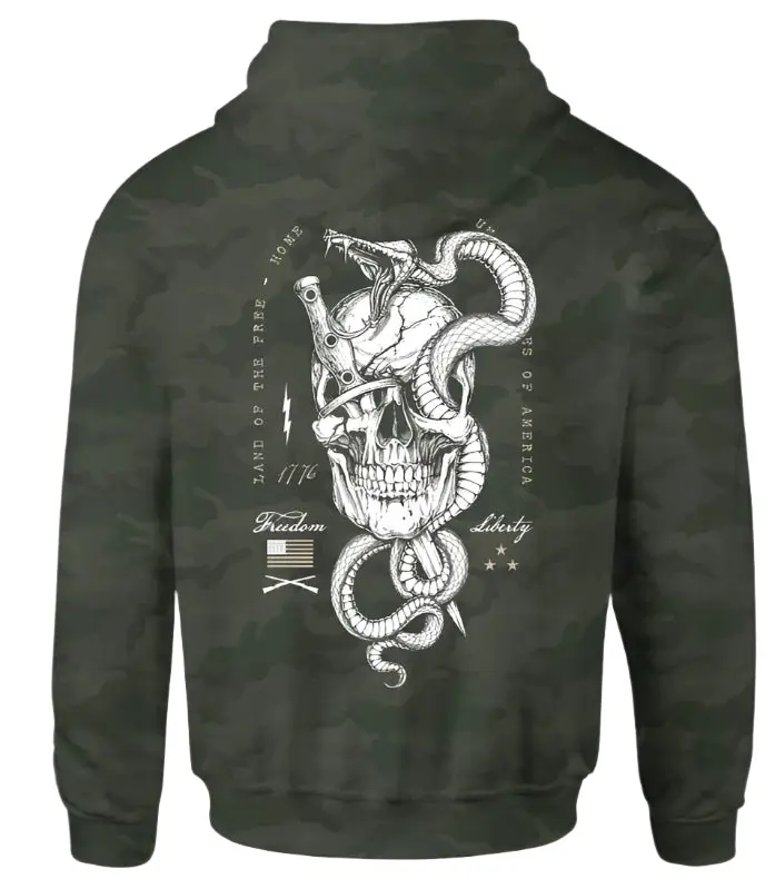 Howitzer Men's Gothic Graphic Hoodie - Unique Artwork, Premium Fit Ultra-Soft Cotton Fleece Pullover, Long Sleeve Top, Graphic Tee