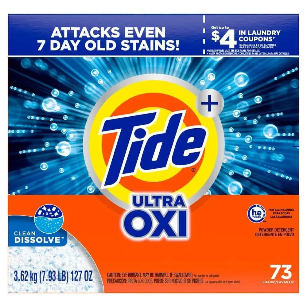 Ultra Oxi Powder Laundry Detergent, 73-Loads, 127 oz. Ultra Oxi Powder Laundry Detergent, 73-Loads, 127 oz.