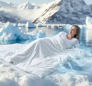 COOLAST Lightweight Soft Bedspread Coverlet, Breathable Summer Quilt for Night Sweat & Hot Sleepers, Queen King Size Cooling Summer Blanket, Silky Smooth Cold Comforter velvet fit sheet christmas gift Flannel Football Throwing spooky season comfort cool