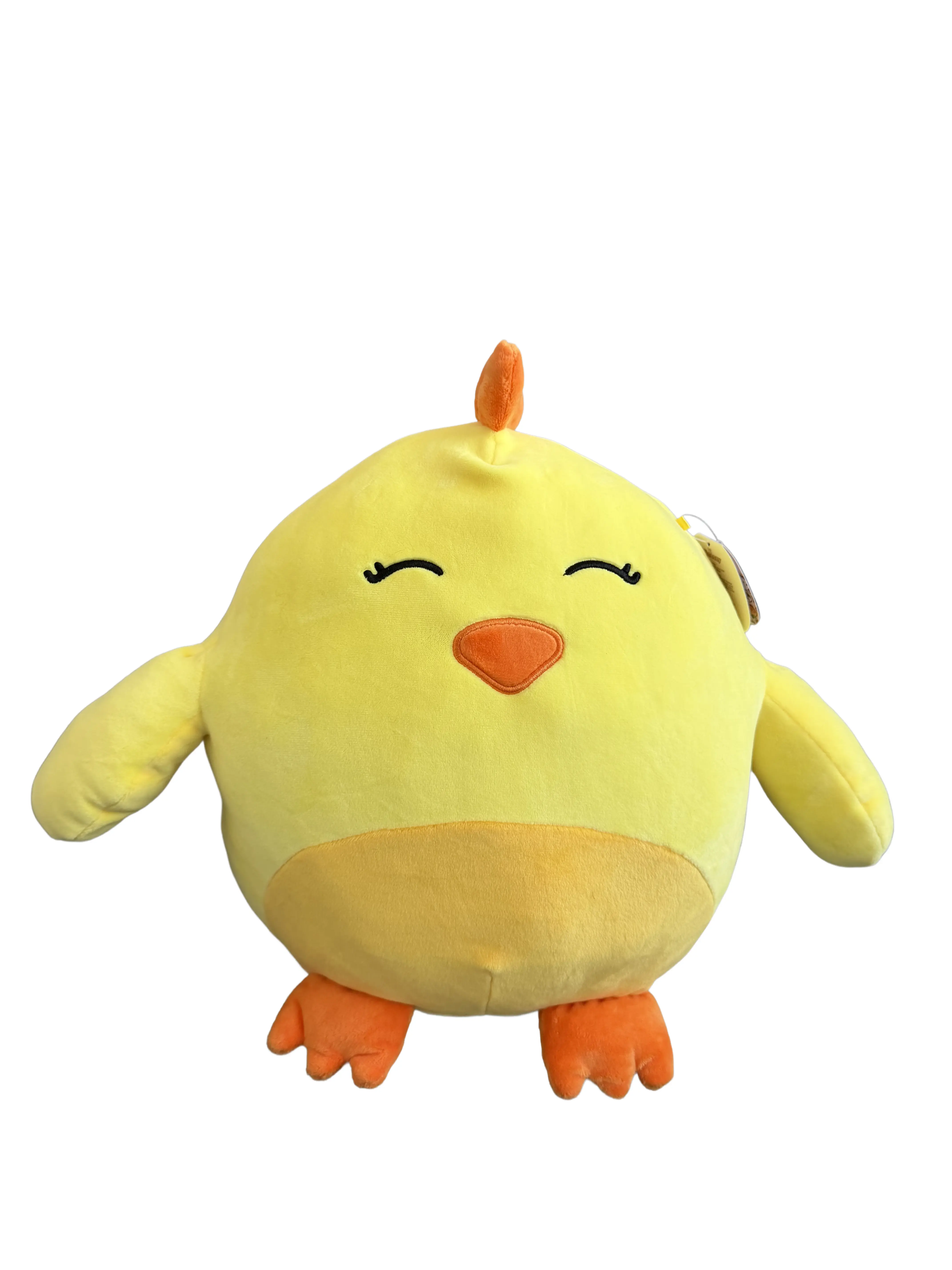 14 Inch Yellow Chick Plush – Soft Squishy Chicken Stuffed Animal, Kawaii Cuddle Pillow for Kids, Girls & Boys, Birthday Gift, Christmas Gift, Easter Basket Plush, Nursery Room Decor
