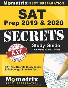 USED Book - SAT Prep 2019 & 2020: SAT Test Secrets Study Guide & Full-Length Practice Test: [Includes Step-by-Step Review Video Tutorials] by Mometrix College Admissions Test Team (Paperback) - english