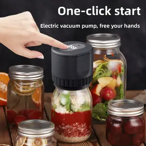 BougeRV Vacuum sealer​ with 7 Free Accessories Kit ,Auto Stop Mason Jar Vacuum Sealer Kit, Portable Vacuum Sealer for Wide & Regular-Mouth Mason Jars, Electric Jar Vacuum Sealer for Food Storage,Canning Supplies,Firm Sealing,  herbal diffuser spray bottle