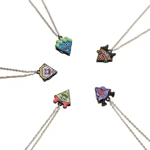 Best Friend Pizza Pendant Necklace Magnetic Necklace