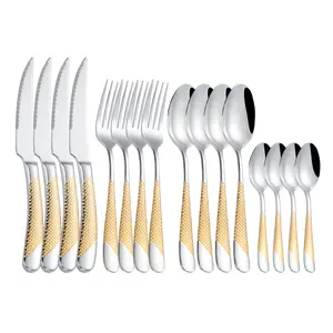 Zerophilo 16 Piece Silverware Set,Stainless Steel Flatware Set Spoon and Fork Set for 4,Kitchen Utensil Cutlery Set Mirror Finish Dishwasher Safe Gift Package