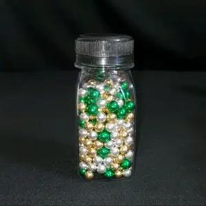 Perlas Edible Pearls - Green, Silver, Gold Pearls for Your Dessert Needs