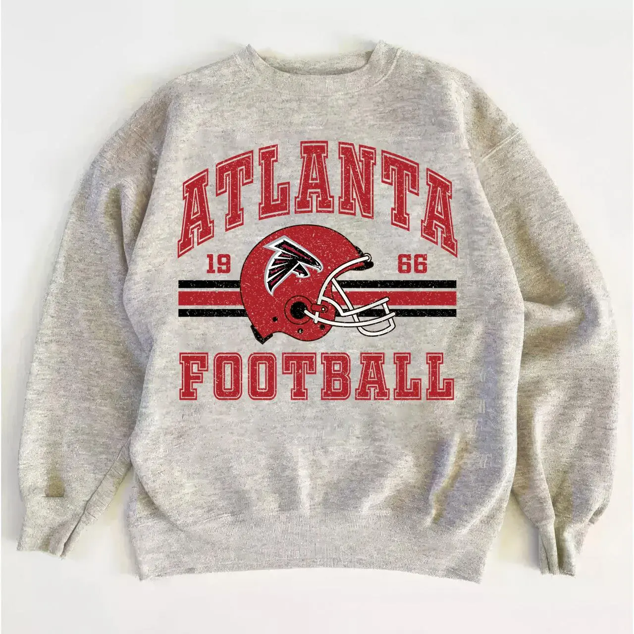 Atlanta Throwback Football Sweatshirt, Retro 90s Fan Crewneck