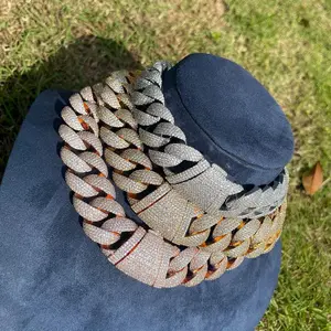 [ICE HUE]18K Gold Vacuum Plated Copper with 5A+ Sri Lanka Zircon Twisted Cuban Necklace Miami Italy Mexico & Micro Inspired for Women & Men Luxury Jewelry,Daily Wear,Casual Fashion,Gift Idea,,Classic,Hip Hop,Simple,Sporty Style